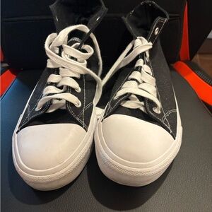 Black and White High-Top Sneakers No boundaries size 11 USA